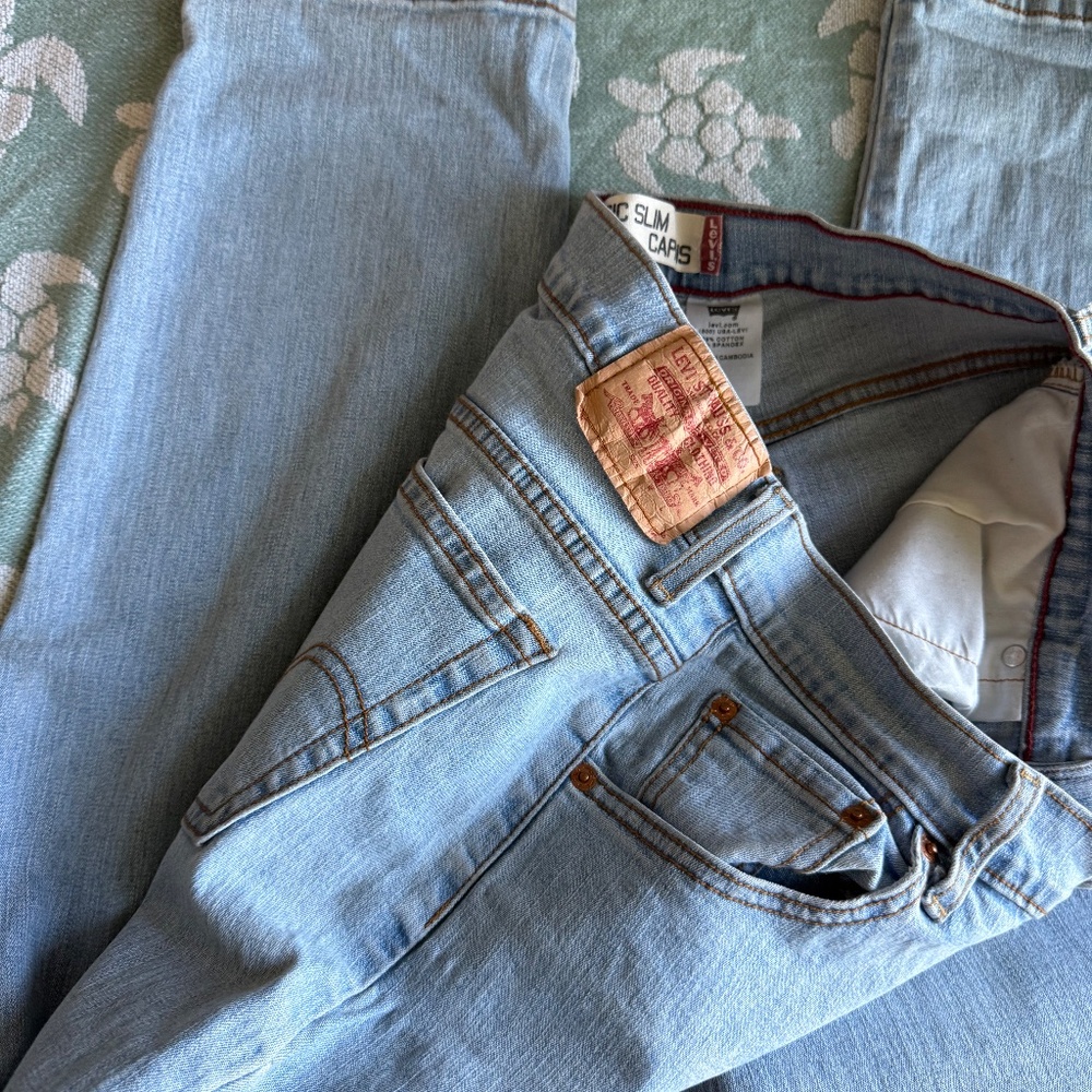 Levi Classic Slim Capris Size 10 Jeans - Picture 4 of 11